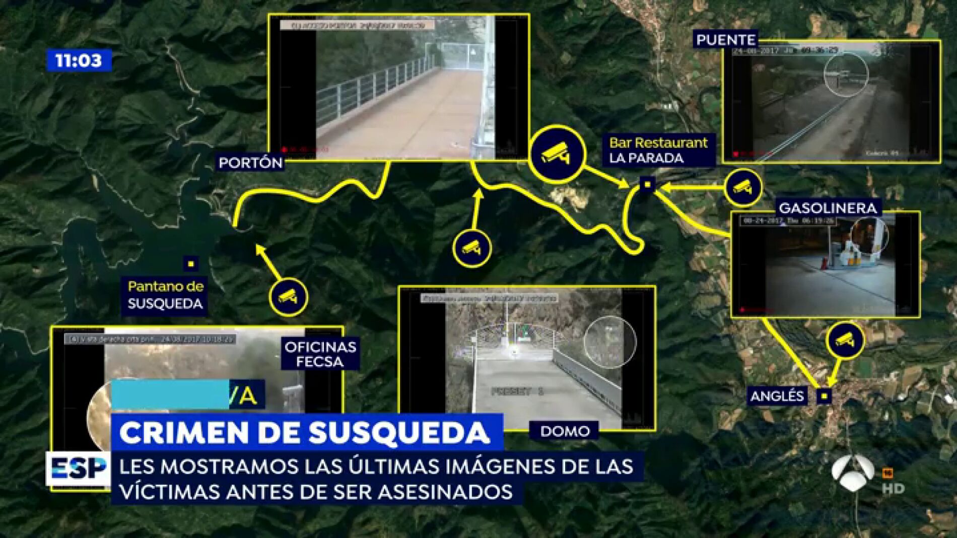 V&Iacute;DEO: Las pruebas que sit&uacute;an al asesino de Marc y Paula en el pantano de Susqueda el d&iacute;a del crimen