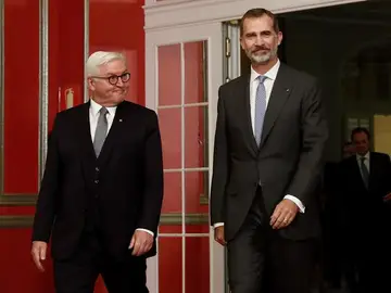 Felipe VI y el presidente de la República Federal de Alemania, Frank-Walter Steinmeier Felipe VI y el presidente de la República Federal de Alemania, Frank-Walter Steinmeier