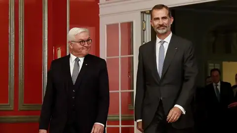 Felipe VI y el presidente de la República Federal de Alemania, Frank-Walter Steinmeier Felipe VI y el presidente de la República Federal de Alemania, Frank-Walter Steinmeier