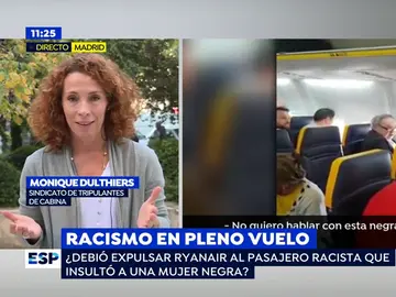 La Representante del Sindicato de Tripulantes de Cabina explica la actuación de Ryanair: "La compañía trabaja con mucha presión para cumplir sus horarios y no querían retrasar el vuelo" La Representante del Sindicato de Tripulantes de Cabina explica la actuación de Ryanair: "La compañía trabaja con mucha presión para cumplir sus horarios y no querían retrasar el vuelo"