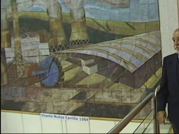 Endesa homenajea al muralista de la central de As Pontes