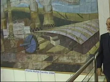 Endesa homenajea al muralista de la central de As Pontes Endesa homenajea al muralista de la central de As Pontes