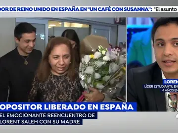 Lorent Saleh: "Hay una generación de jóvenes perseguida en Venezuela que esta clamando auxilio a Europa" Lorent Saleh: "Hay una generación de jóvenes perseguida en Venezuela que esta clamando auxilio a Europa"