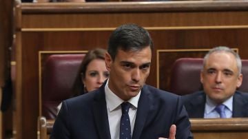 El presidente del Gobierno, Pedro Sánchez