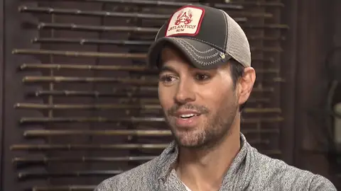 Enrique Iglesias en el programa británico 'Lorraine' en una foto de archivo de 2018. Enrique Iglesias en el programa británico 'Lorraine'