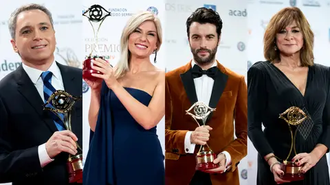 Vicente Vallés, Sandra Golpe, Javier Rey y Sonia Martínez, ganadores de los Premios Iris Vicente Vallés, Sandra Golpe, Javier Rey y Sonia Martínez, ganadores de los Premios Iris