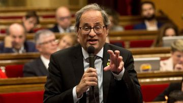 Quim Torra en el Parlament