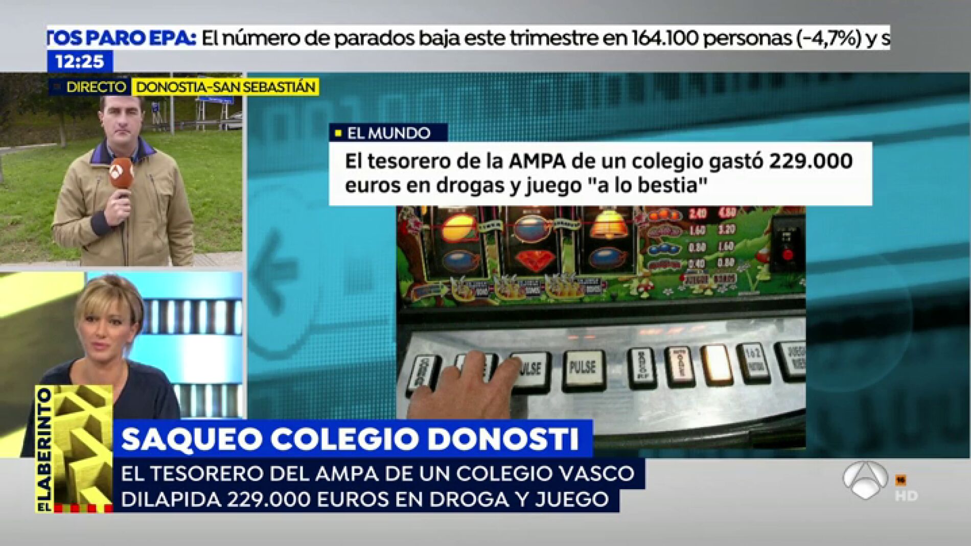 El tesorero del AMPA de un colegio se gasta 230.000 euros, destinados a los estudios de los ni&ntilde;os hu&eacute;rfanos, en juego y drogas