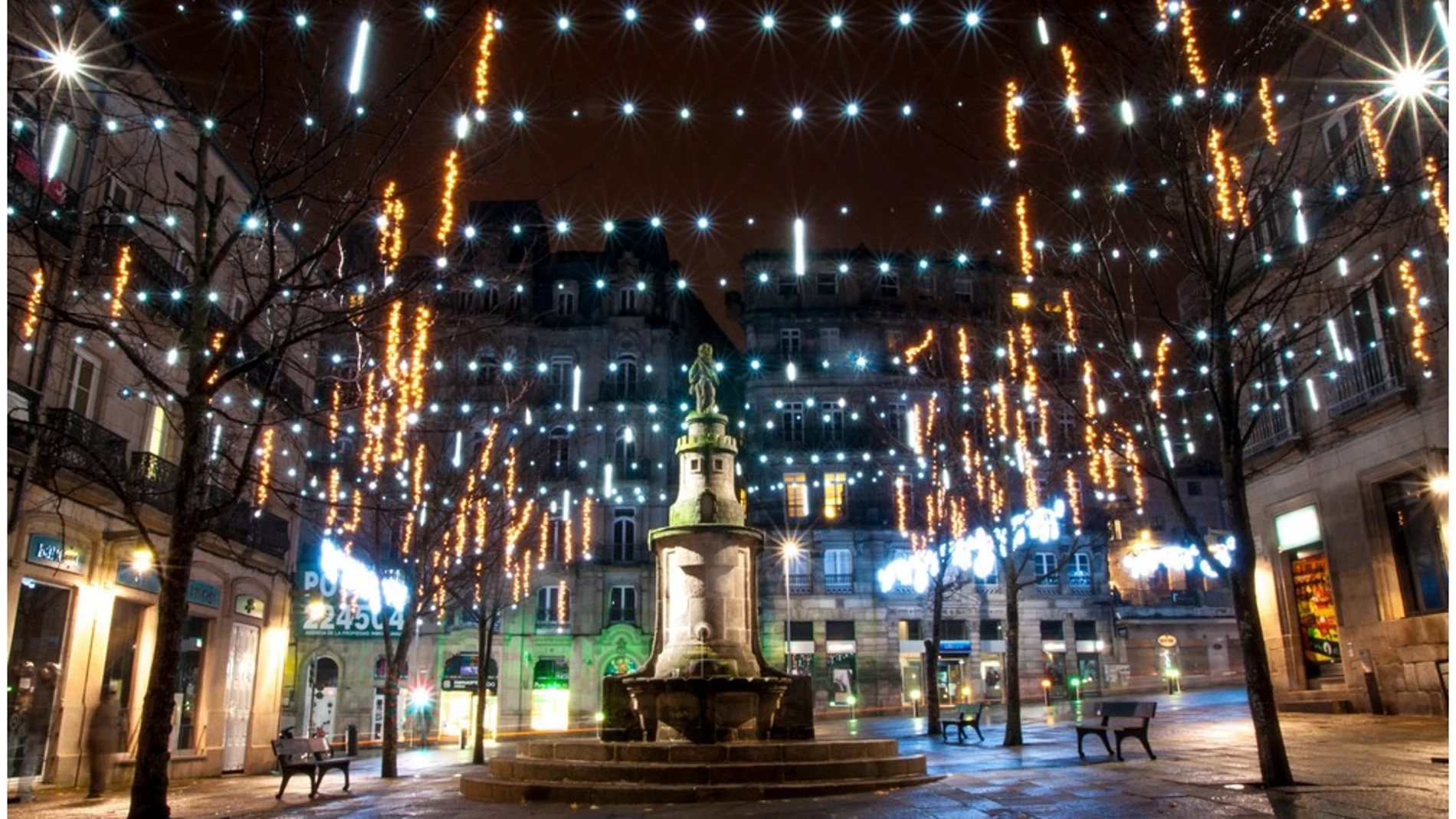 Luces de Navidad en Vigo en años previos a 2018 Luces de Navidad en Vigo en años previos a 2018