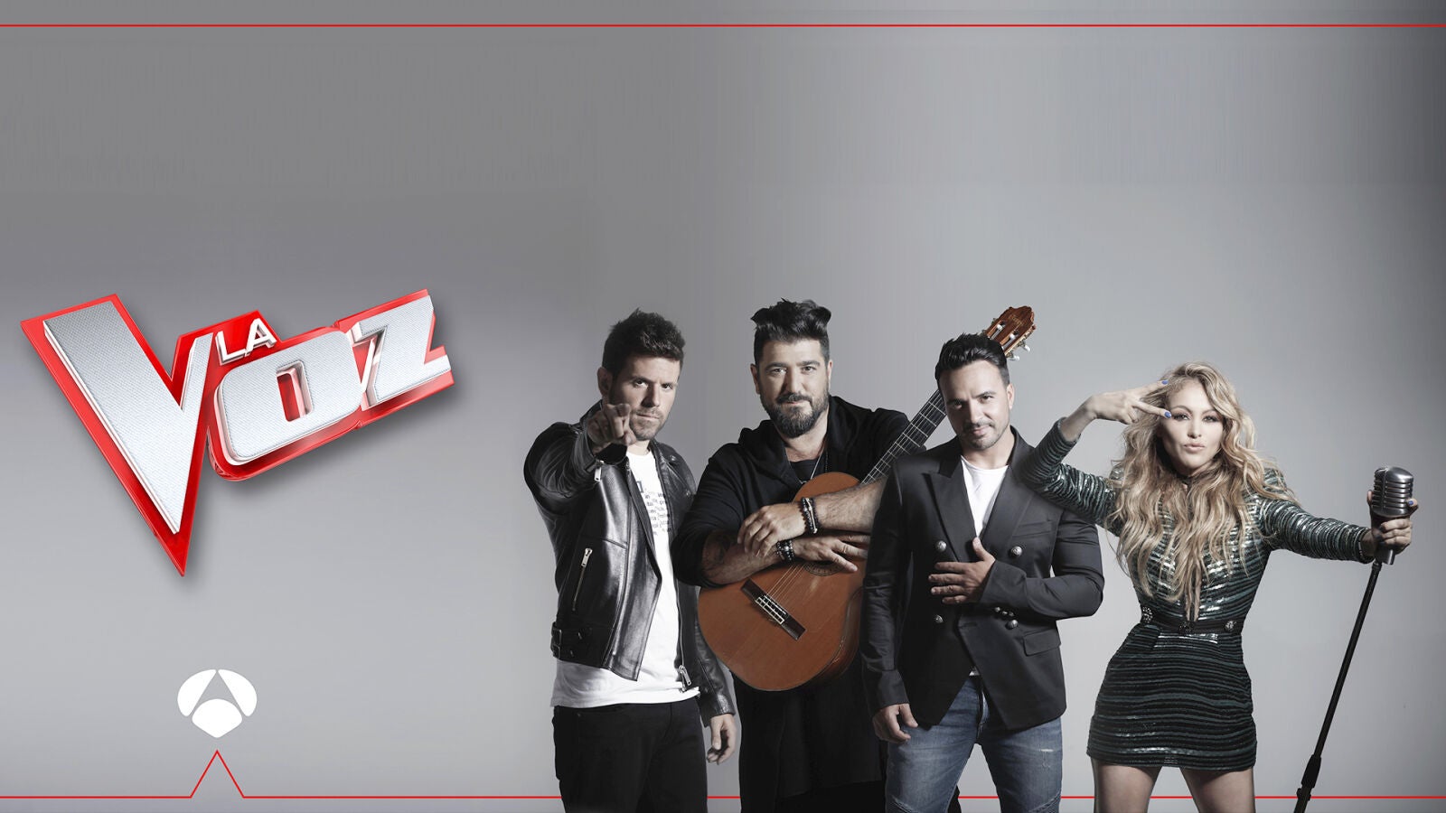 Pablo López, Antonio Orozco, Luis Fonsi y Paulina Rubio serán los coaches de 'La Voz' en Antena 3