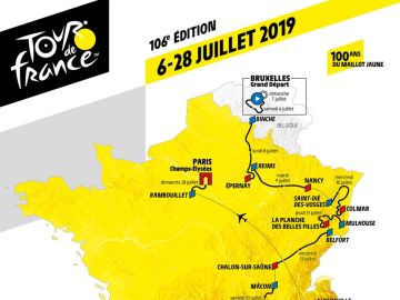 El recorrido del Tour de Francia 2019