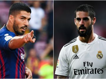 Luis Suárez vs Isco en El Clásico