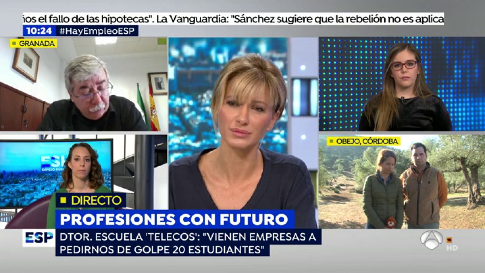 Las carreras con más salidas: 