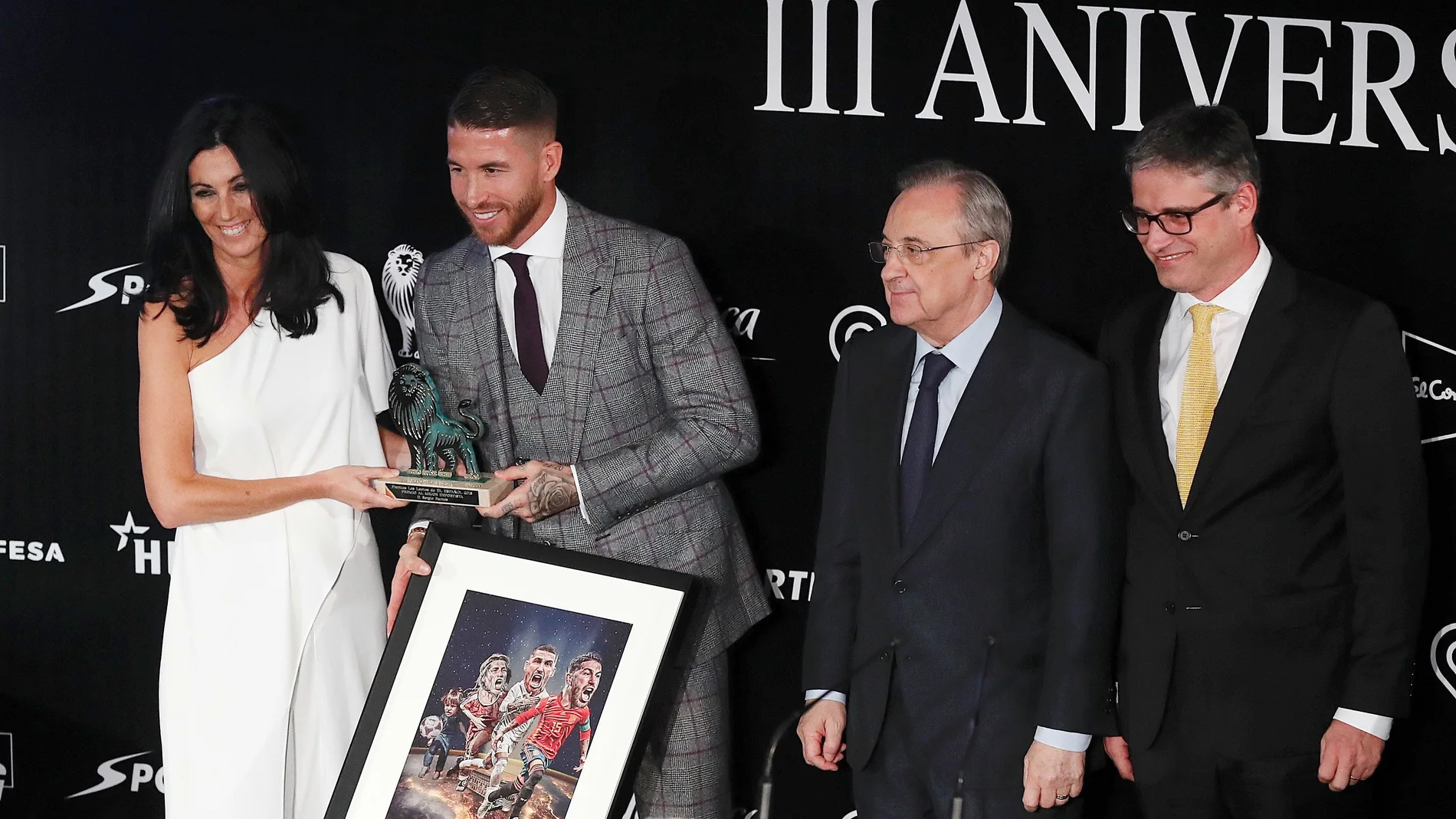 Sergio Ramos, en una entrega de premios Sergio Ramos, en una entrega de premios