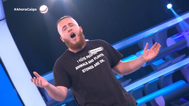 Gran momento de lírica en '¡Ahora Caigo!'