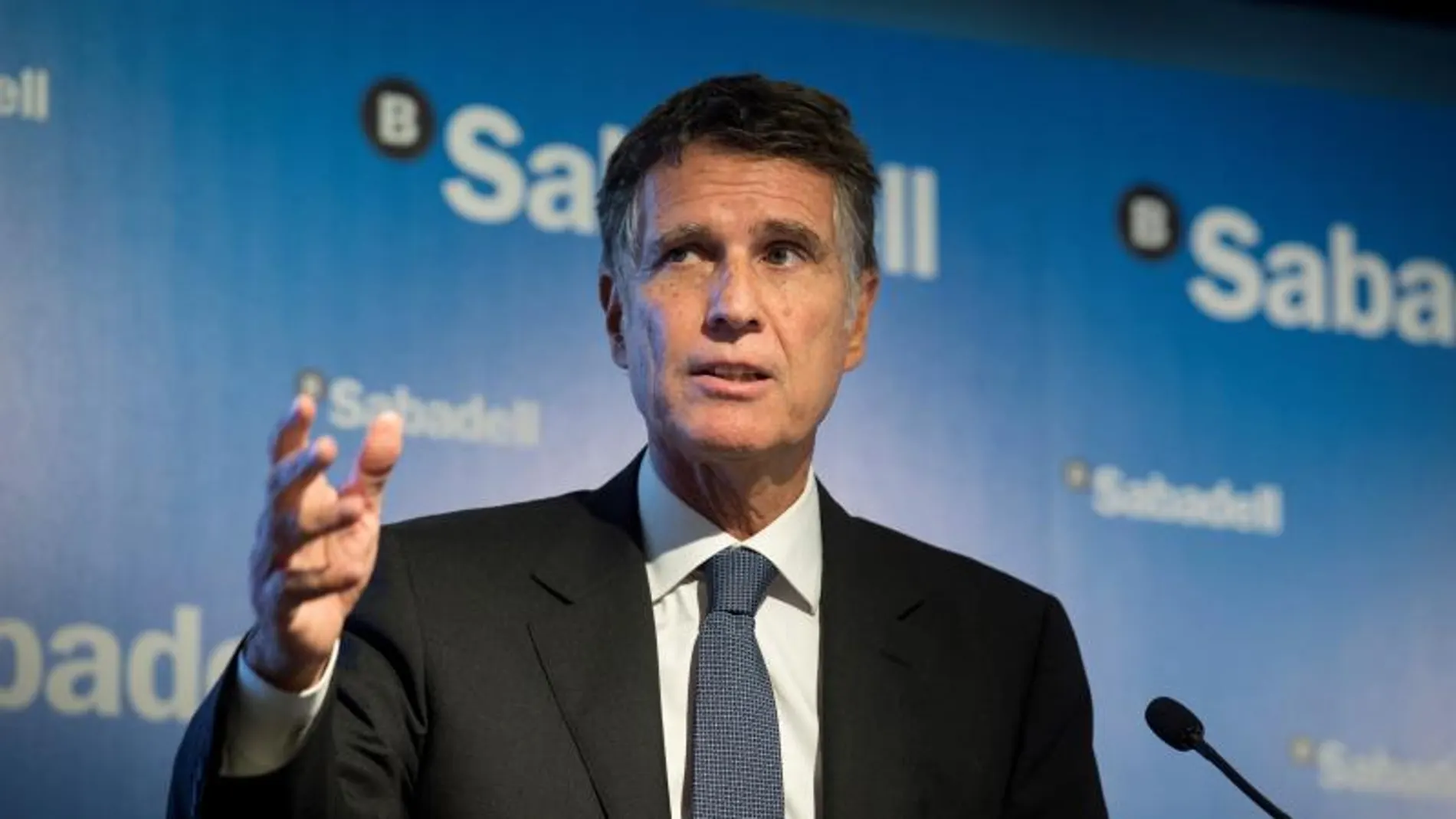 El consejero delegado del Banco Sabadell, Jaume Guardiola El consejero delegado del Banco Sabadell, Jaume Guardiola