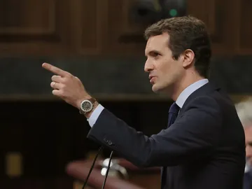 Imagen de archivo de Pablo Casado en el Congreso Imagen de archivo de Pablo Casado en el Congreso