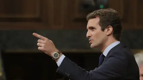 Imagen de archivo de Pablo Casado en el Congreso Imagen de archivo de Pablo Casado en el Congreso