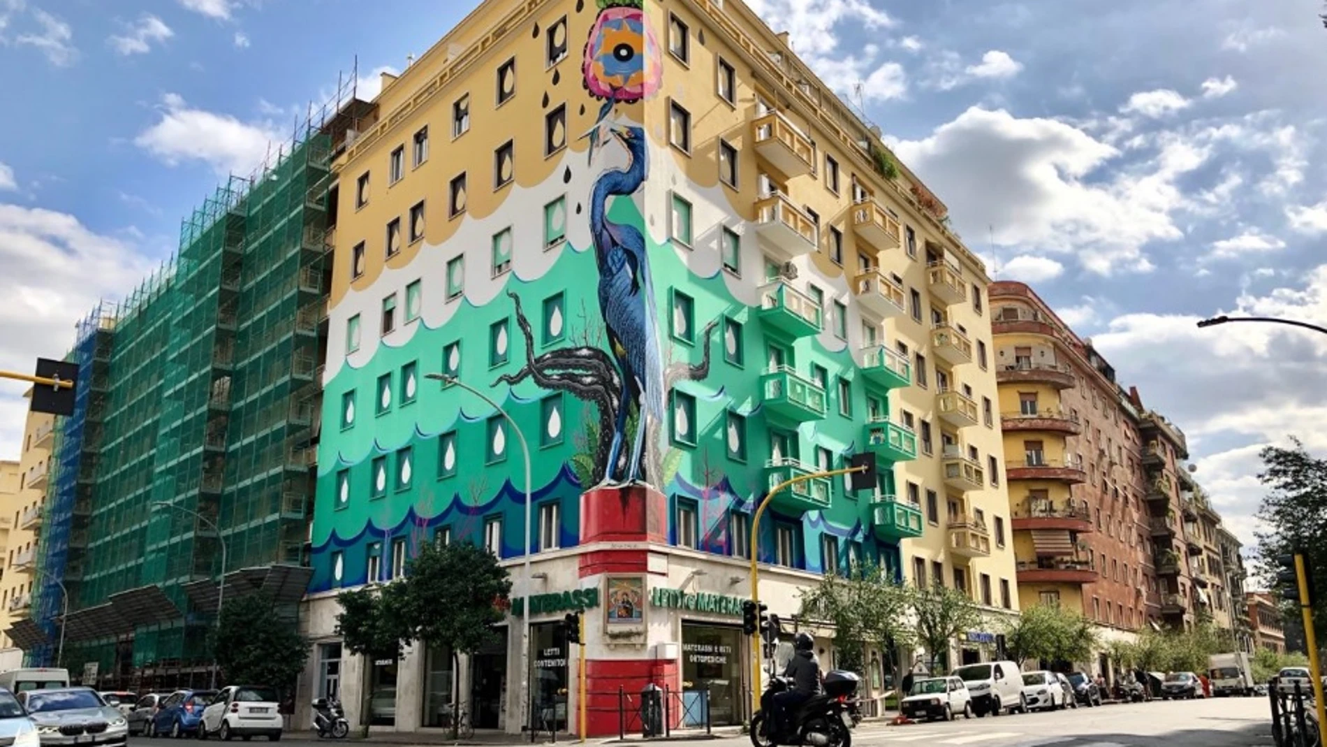 Grafiti que purifica el aire en Roma Grafiti que purifica el aire en Roma