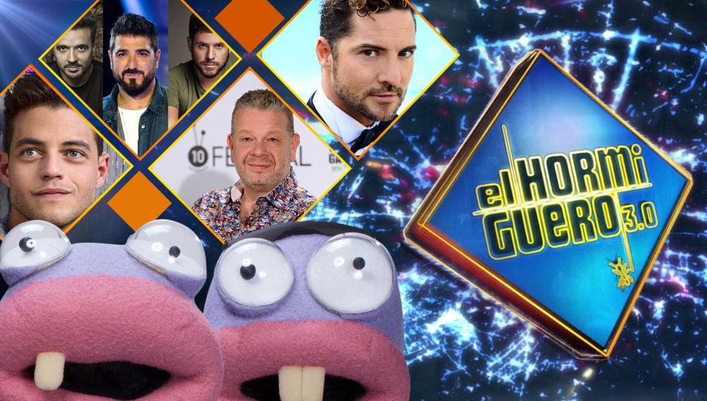 Luis Fonsi, Pablo López, Antonio Orozco, Rami Malek, Alberto Chicote y David Bisbal se divertirán en 'El Hormiguero 3.0' la próxima semana