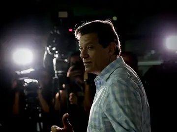 El candidato progresista Fernando Haddad El candidato progresista Fernando Haddad