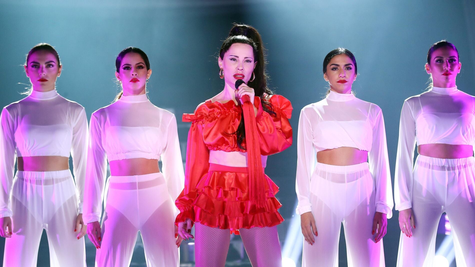 Soraya como Rosalia en 'Tu cara me suena'