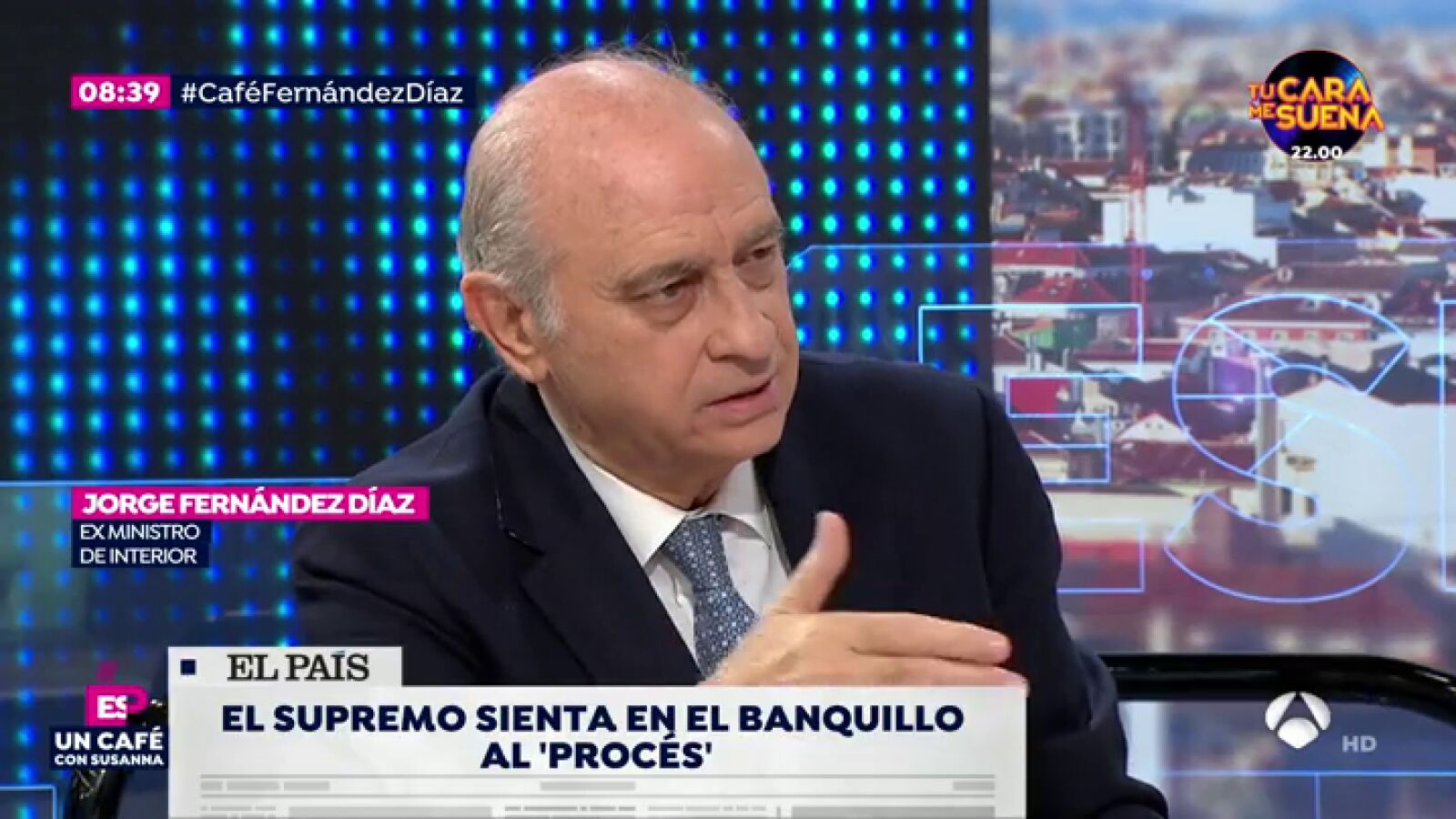 Jorge Fernández Díaz, exministro del Interior: 