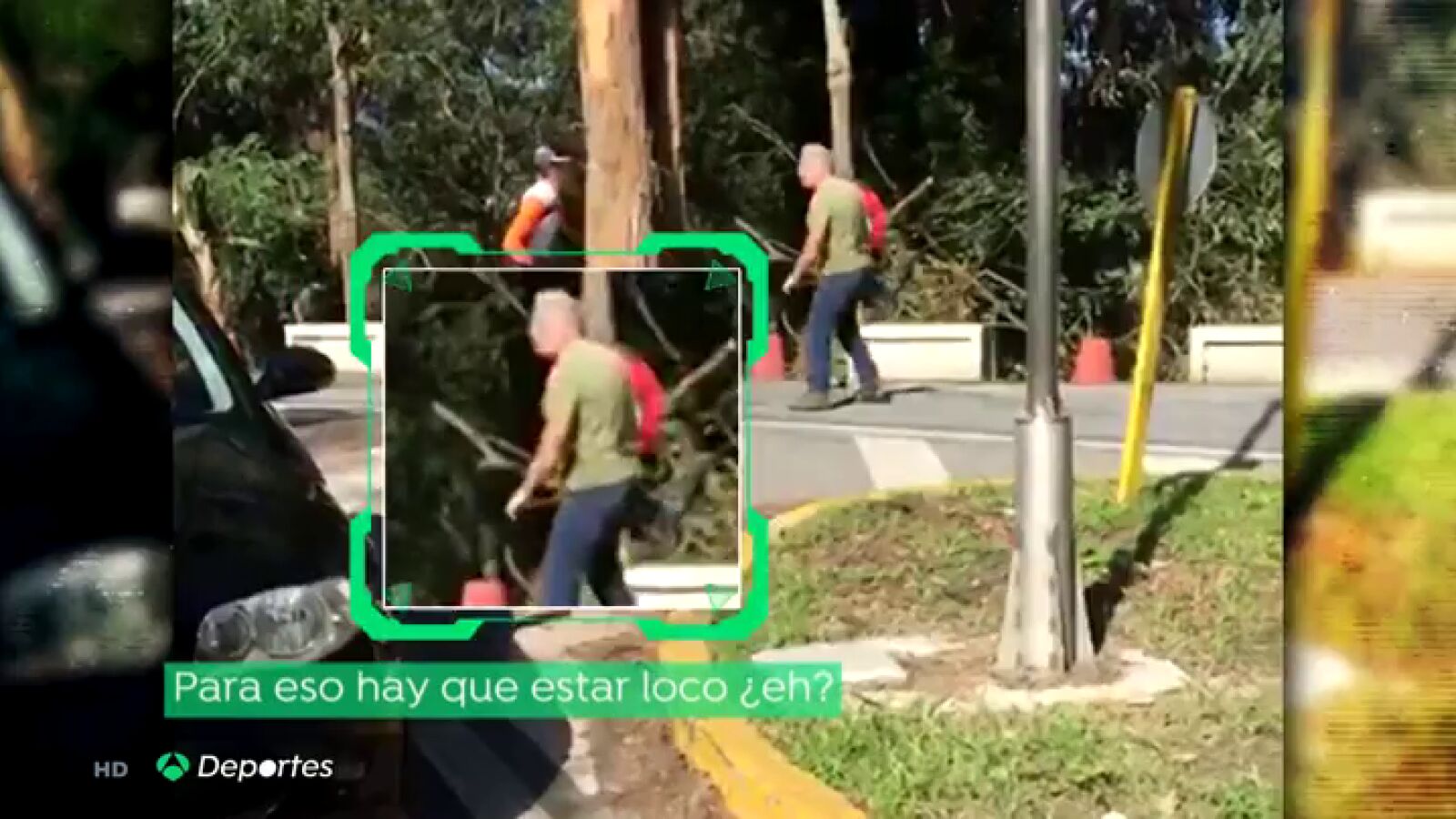 El camionero que agredió a martillazos a dos ciclistas les denuncia