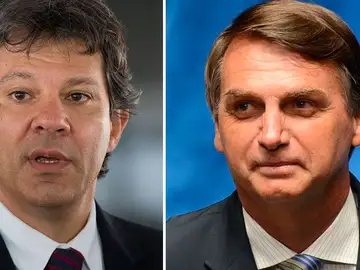 Haddad y Bolsonaro Haddad y Bolsonaro