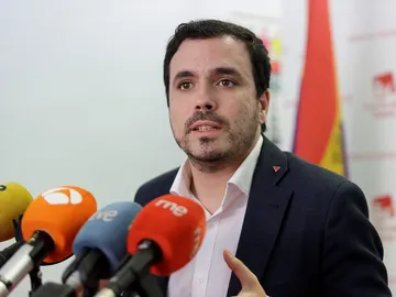 El líder de Izquierda Unida, Alberto Garzón El líder de Izquierda Unida, Alberto Garzón
