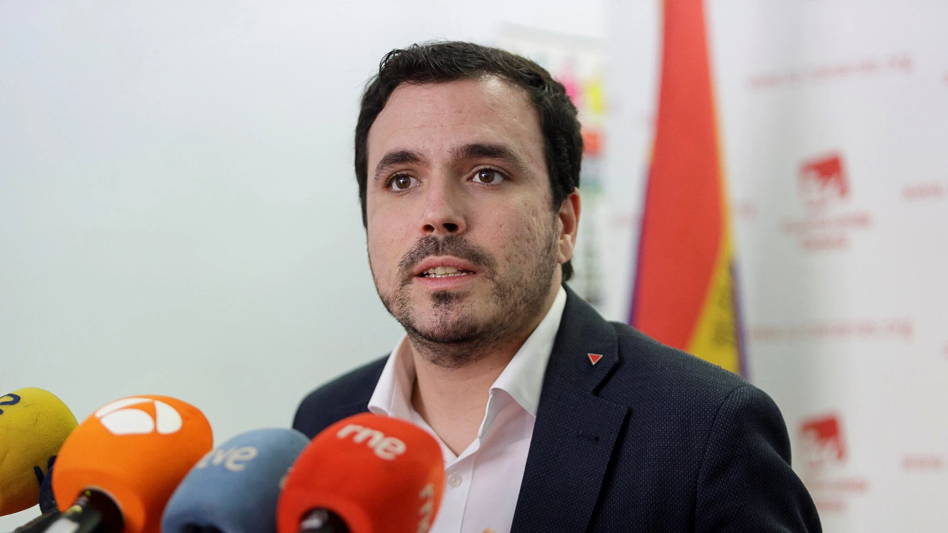 El líder de Izquierda Unida, Alberto Garzón El líder de Izquierda Unida, Alberto Garzón