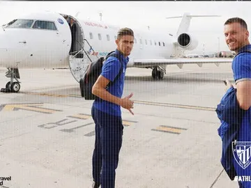 Los jugadores del Valencia, rumbo a Bilbao Los jugadores del Valencia, rumbo a Bilbao