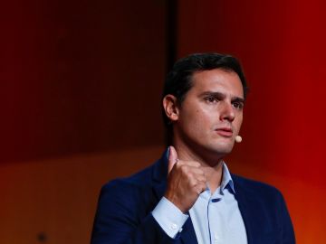 Albert Rivera durante un acto público