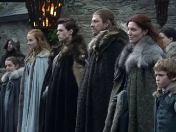 La familia Stark de 'Juego de Tronos' La familia Stark de 'Juego de Tronos'