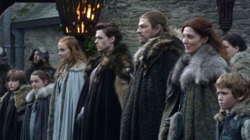 La familia Stark de 'Juego de Tronos'