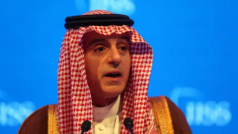 El ministro de exteriores de Arabia Saudí, Adel al Jubeir El ministro de exteriores de Arabia Saudí, Adel al Jubeir