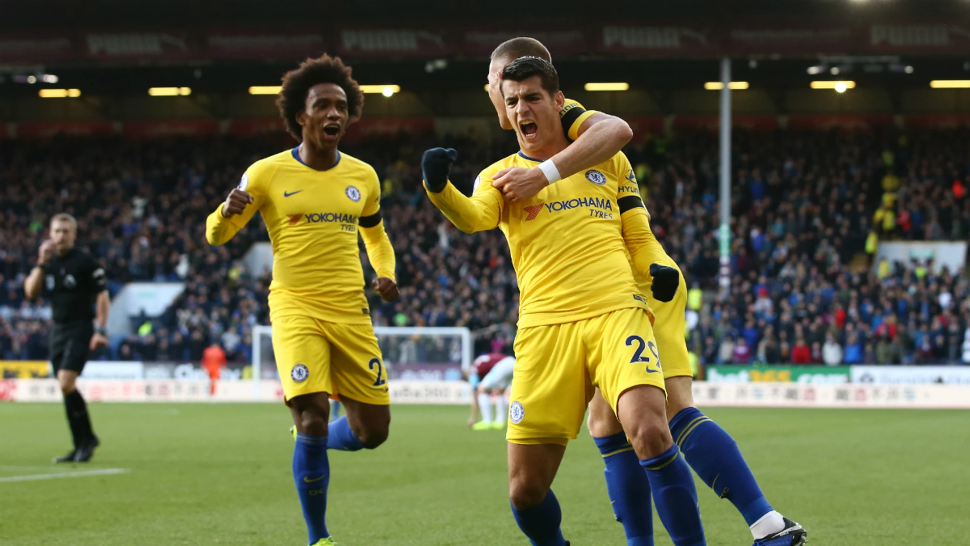 Álvaro Morata celebra un gol Álvaro Morata celebra un gol