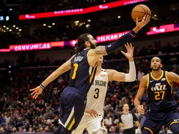 Ricky Rubio, en acción ante los Pelicans Ricky Rubio, en acción ante los Pelicans