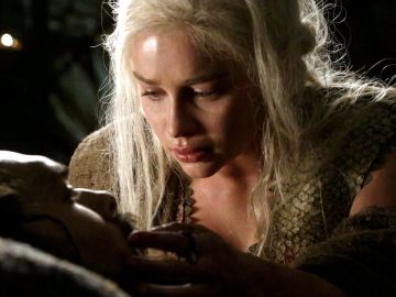 Daenerys Targaryen y Khal Drogo en 'Juego de Tronos'
