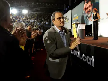Quim Torra en la presentación de la Crida Quim Torra en la presentación de la Crida