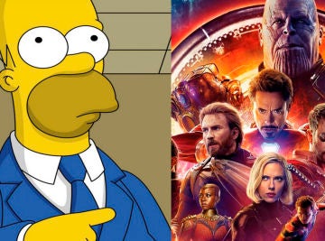'Los Simpson' y 'Vengadores: Infinity War'