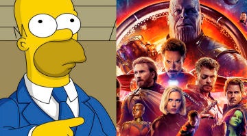 'Los Simpson' y 'Vengadores: Infinity War'