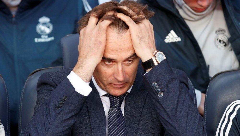 Lopetegui, en el banquillo del Camp Nou
