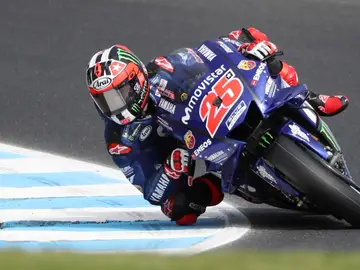Maverick Viñales rueda con su Yamaha en Phillip Island Maverick Viñales rueda con su Yamaha en Phillip Island
