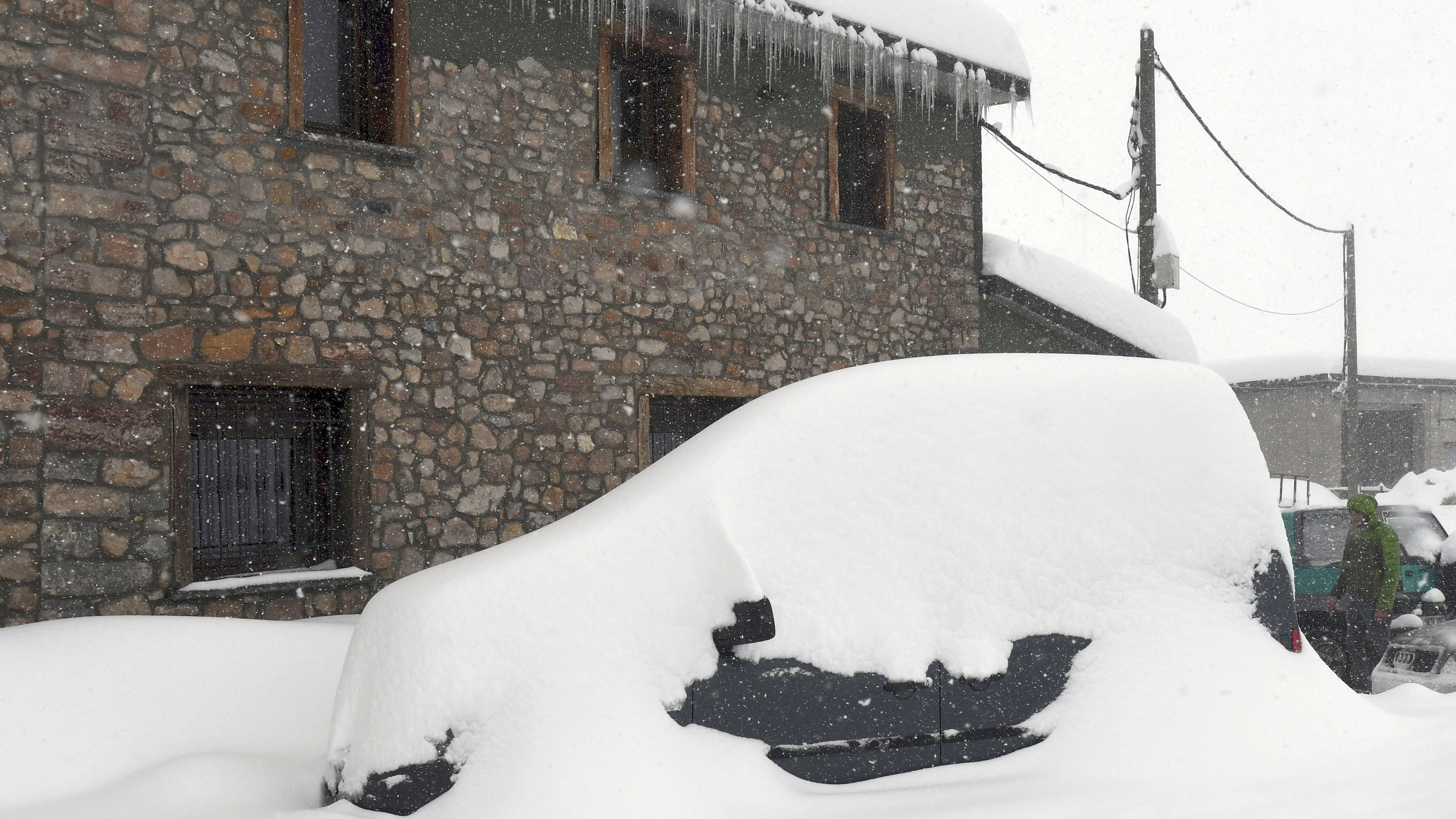 Nieve en Pajares