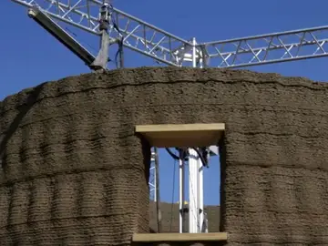 Una casa hecha con una impresora 3D Una casa hecha con una impresora 3D
