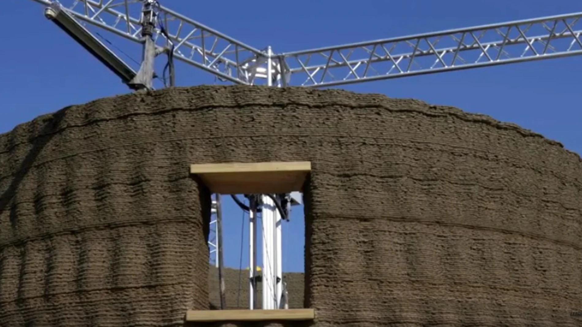 Una casa hecha con una impresora 3D Una casa hecha con una impresora 3D