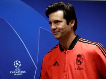Solari, en su primera conferencia de prensa antes de un partido de Champions Solari, en su primera conferencia de prensa antes de un partido de Champions