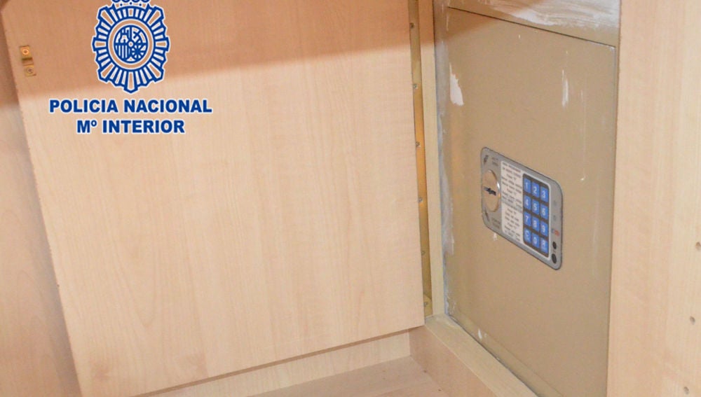 La empleada robó los 63 mil euros de esta caja fuerte