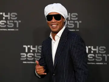 Ronaldinho, en la última gala del premio 'The Best' Ronaldinho, en la última gala del premio 'The Best'